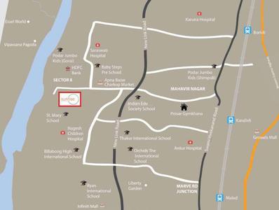 Project Image of 691.0 - 1002.0 Sq.ft 2 BHK Apartment for buy in Dhaval Sunrise Charkop Wing C