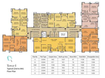 Project Image of 1391.0 - 2159.0 Sq.ft 3 BHK Apartment for buy in Raga Sarvalom