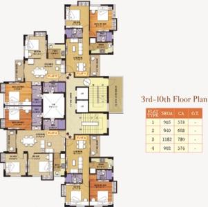 Project Image of 902.0 - 1673.0 Sq.ft 2 BHK Apartment for buy in Mitra Guha Manorama Heights