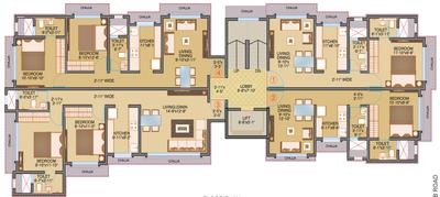 Project Image of 0.0 - 490.0 Sq.ft 2 BHK Apartment for buy in V3 Manhar Residency