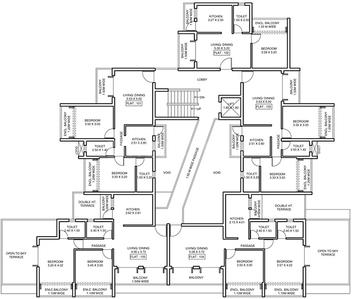 Project Image of 445.3 - 1166.7 Sq.ft 1 BHK Apartment for buy in B&F Dr Carmino Lobo Edifice