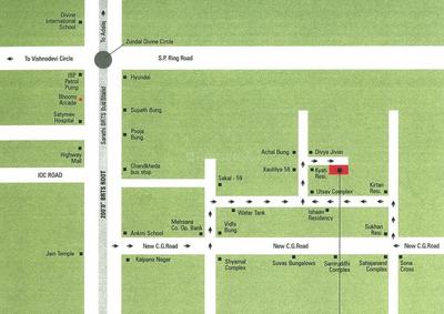 Project Image of 1100 Sq.ft 2 BHK Apartment / Flat for sale in Chandkheda for Rs. 6800000