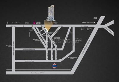 Project Image of 850 Sq.ft 2 BHK Apartment / Flat for sale in Mulund West for Rs. 19000000