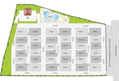 Project Image of 1318 Sq.ft 2 BHK Apartment / Flat for sale in Tarnaka for Rs. 9000000