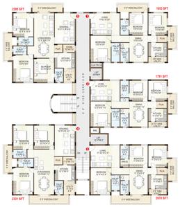 Project Image of 1701.0 - 2331.0 Sq.ft 3 BHK Apartment for buy in TNR Vaishnovi Sikhara