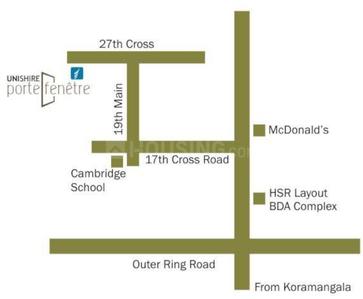 Project Image of 1719.0 - 2417.0 Sq.ft 3 BHK Apartment for buy in Unishire Porte Fenetre