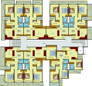 Project Image of 0.0 - 2000.0 Sq.ft 3 BHK Apartment for buy in Millennia Mount Galilee