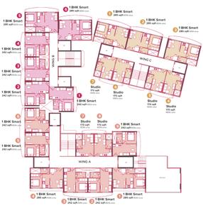 Project Image of 242.0 - 285.0 Sq.ft 1 BHK Apartment for buy in Marathon Neopark Ashoka Wing B