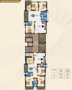 Project Image of 2355.0 - 2580.0 Sq.ft 3 BHK Apartment for buy in NK Poddar Enclave