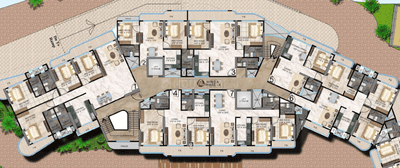Project Image of 1099.0 - 2947.0 Sq.ft 2 BHK Apartment for buy in Mangaldeep Darshan