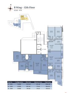 Project Image of 270.0 - 1135.0 Sq.ft 1 RK Apartment for buy in Suparshwa Trinity