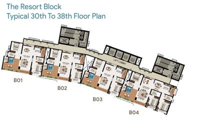 Project Image of 2125.0 - 3350.0 Sq.ft 2 BHK Apartment for buy in Rohan Marina One