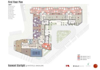Project Image of 1300.0 - 1743.0 Sq.ft 3 BHK Apartment for buy in Vaswani Starlight