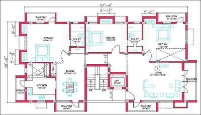Project Image of 1051.0 - 2013.0 Sq.ft 2 BHK Apartment for buy in GR Natarajan Sri Varu