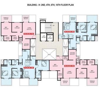 Project Image of 533.57 - 2064.0 Sq.ft 2 BHK Apartment for buy in Pristine Prolife