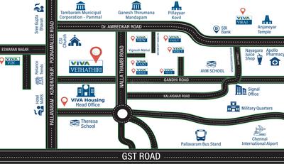 Project Image of 870.0 - 1150.0 Sq.ft 2 BHK Apartment for buy in Viva Vethathiri