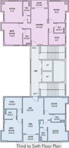 Project Image of 1502.0 - 1635.0 Sq.ft 3 BHK Apartment for buy in Unimark Sikha Tuku