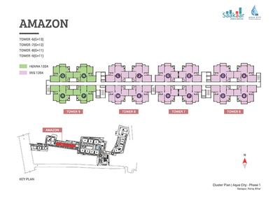 Project Image of 1050.0 - 4178.0 Sq.ft 2 BHK Apartment for buy in Saakaar Aqua City