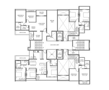 Project Image of 746.0 - 1363.0 Sq.ft 1 BHK Apartment for buy in Mantra Mirari Phase 2