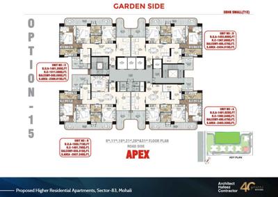 Project Image of 2300.0 - 2800.0 Sq.ft 3 BHK Apartment for buy in STJ The Pinnacle