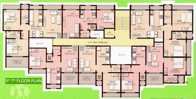 Project Image of 486.0 - 490.0 Sq.ft 2 BHK Apartment for buy in Saket Iris