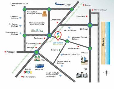 Project Image of 500.0 - 1800.0 Sq.ft Residential Plot Plot for buy in S Sunderam Smart City