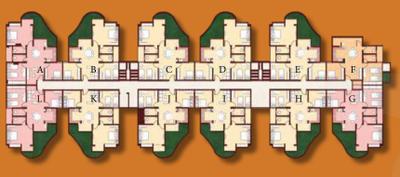Project Image of 745.19 - 791.36 Sq.ft 3 BHK Apartment for buy in Protech Pride Block C