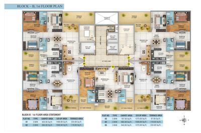 Project Image of 787.0 - 965.0 Sq.ft 2 BHK Apartment for buy in Sunrise Rashmi Heights