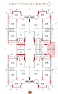 Project Image of 0.0 - 883.39 Sq.ft 3 BHK Apartment for buy in Arjun Luxuria