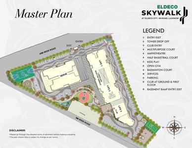 Project Image of 1252.0 - 2224.0 Sq.ft 2 BHK Apartment for buy in Eldeco Skywalk