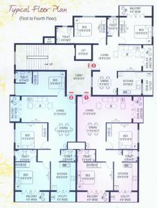 Project Image of 1045.0 - 1440.0 Sq.ft 2 BHK Apartment for buy in Poonam Chandra Nikethan
