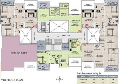Project Image of 769 Sq.ft 2 BHK Apartment / Flat for sale in Alandi for Rs. 3800000