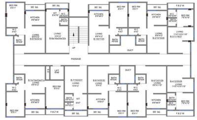 Project Image of 325.0 - 740.0 Sq.ft 1 RK Apartment for buy in Crown Phase 1