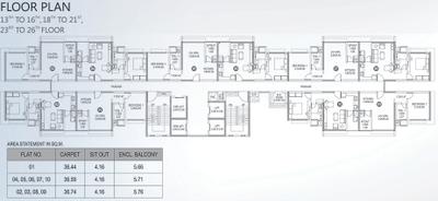 Project Image of 390.19 - 395.47 Sq.ft 1 BHK Apartment for buy in Paranjape Blue Ridge The Lofts