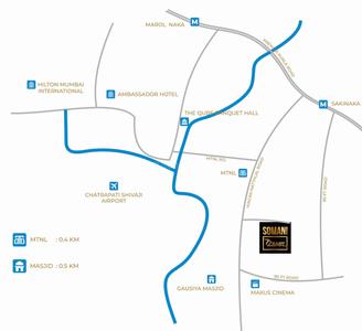 Project Image of 388.0 - 598.0 Sq.ft 1 BHK Apartment for buy in Somani 72 East