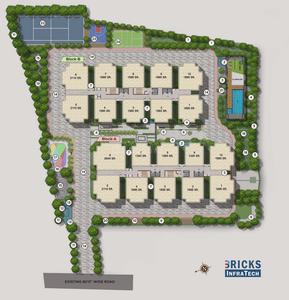 Project Image of 1550.0 - 2110.0 Sq.ft 3 BHK Apartment for buy in Bricks Cyberwoods