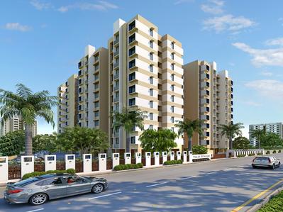 Project Image of 0.0 - 1107.0 Sq.ft 2 BHK Apartment for buy in Akshar Tulsi Status
