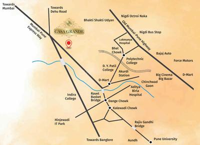 Project Image of 620.65 - 968.75 Sq.ft 2 BHK Apartment for buy in Dolphin Casa Grande B Wing