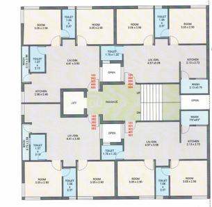 Project Image of 482.65 - 489.11 Sq.ft 2 BHK Apartment for buy in Heer Enclave