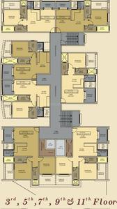 Project Image of 543.0 - 1097.0 Sq.ft 1 BHK Apartment for buy in Sainath Sentosa Pearl