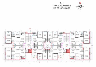 Project Image of 703.0 - 899.32 Sq.ft 2 BHK Apartment for buy in Sahjanand Luxuria
