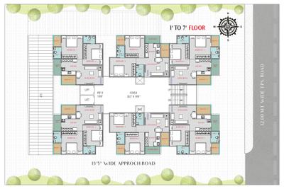 Project Image of 537.76 - 548.85 Sq.ft 2 BHK Apartment for buy in Avadh Lake View