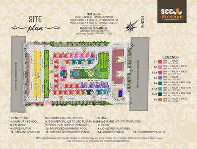Project Image of 915.0 - 1190.0 Sq.ft 2 BHK Apartment for buy in SCC Blossom PMAY PH 1 Block X