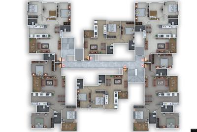 Project Image of 722.0 - 1326.0 Sq.ft 2 BHK Apartment for buy in Gangotree Premanand B