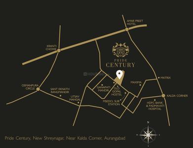 Project Image of 829.14 - 926.23 Sq.ft 3 BHK Apartment for buy in Pride Century The Oval