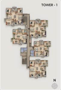 Project Image of 1720.0 - 2460.0 Sq.ft 3 BHK Apartment for buy in Ramky One Astra