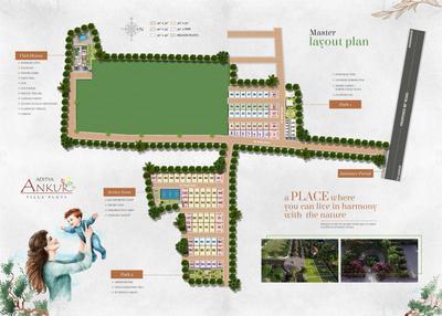 Project Image of 900.0 - 2418.0 Sq.ft Residential Plot Plot for buy in Aditya Ankur