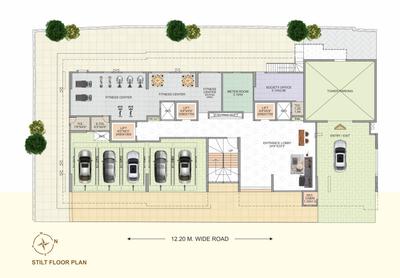 Project Image of 410.0 - 607.0 Sq.ft 1 BHK Apartment for buy in Aakruti Om Priyadarshani