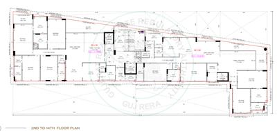 Project Image of 2346.1 - 2518.97 Sq.ft 4 BHK Apartment for buy in P K Panorama Heights