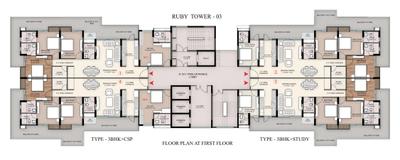 Project Image of 2249.0 - 2658.0 Sq.ft 3 BHK Apartment for buy in Sawasdee Heights